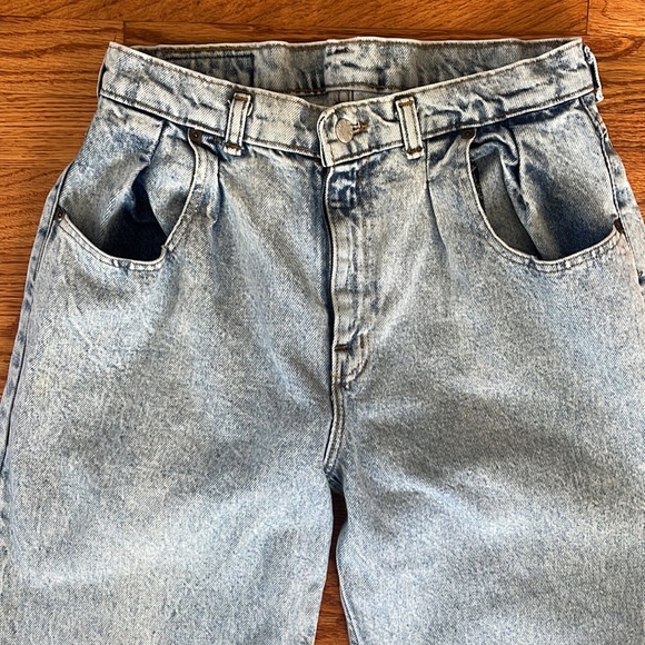 TRUE VINTAGE Jeans HighSpeed 1996 Stone Wash Denim High Rise Mom sz 11 PERFECT - Picture 3 of 5